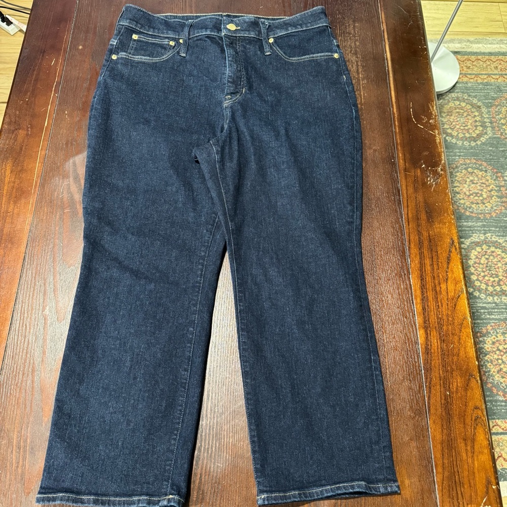 J. Crew curvy slim cropped jeans size 33